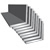 image of 3/4" x 3/4" x 1/16" Aluminum Angle 6063-T5 Square Corner Architectural