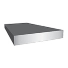 1" x 8" Rectangular Aluminum Flat Bar 6061-T6 Structural