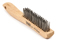 image of Forney 70520 Wire Scratch Brush, Stainless Steel Shoe Handle