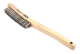 Forney 70521 Wire Scratch Brush, Stainless Steel Long Handle