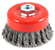 image of Forney 72753 4" X 5/8" 11Thr Knot Cup Brush