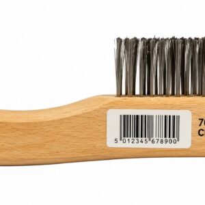 Forney 70520 Wire Scratch Brush, Stainless Steel Shoe Handle