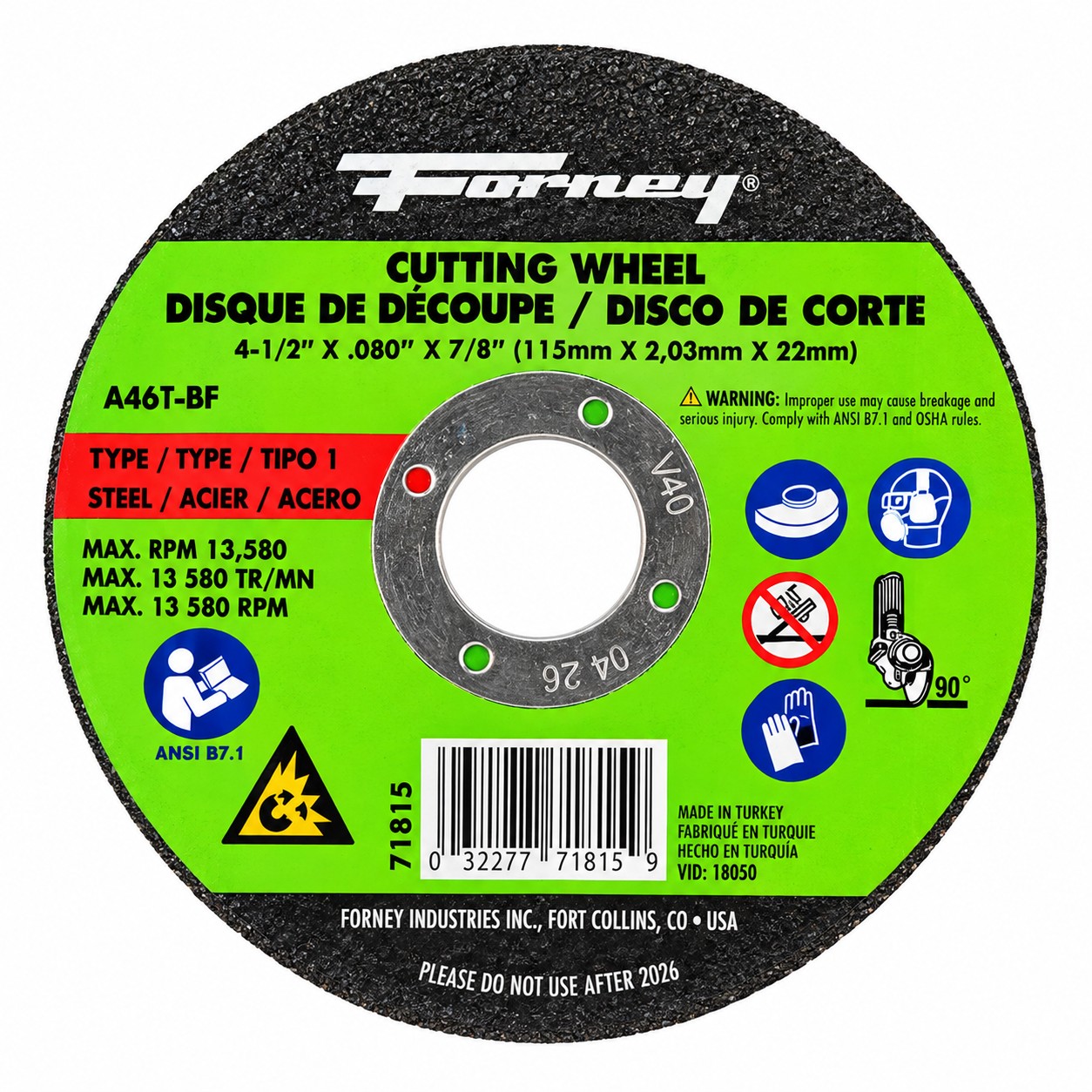 Forney Metal Cutting - Type 1, 27 & Kits