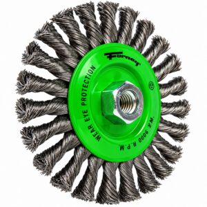 Forney 72758 6" X 5/8" 11Thd Knot Wheel
