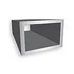 aluminum metal rectangular tube