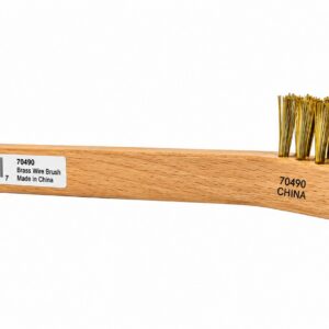 Forney 70490 Wire Scratch Brush, Brass 7-3/4" X 3/8"