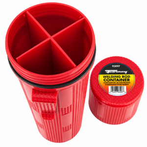 Forney 93097 Deluxe Rod Storage Container, Red