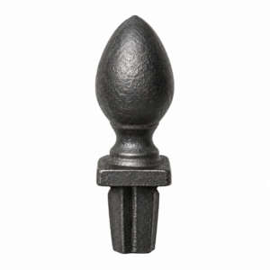 1" Cast Iron Tear Drop Spear