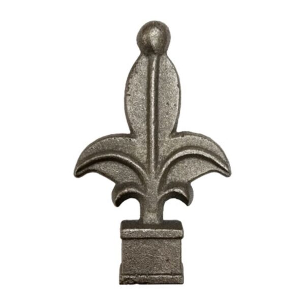 1/2" Square Cast Iron Fleur-de-lis