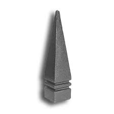 3/4" Square Cast Iron Obelisk Spear