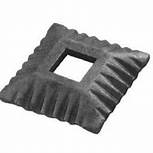1/2 " Cast Iron Shoe Cover Decorative