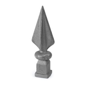 1" Square Cast Iron Large Spear