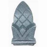 1/2" Square Cast Iron Pineapple