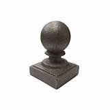 2" Cast Iron Post Ball