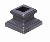 1/2" Square Cast Iron Flanged Baluster Collar Shoe