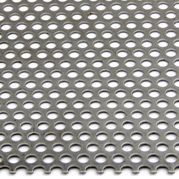 Stainless Steel Perforated sheet - 11GA- 1/2"holes on 11/16" staggered