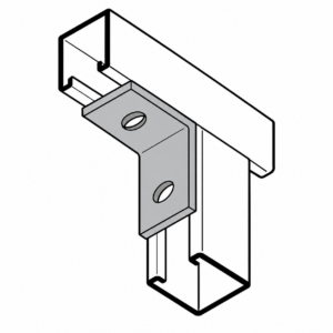 Strut Galvanized 2- Hole 90 Degree Corner Angle 1-5/8