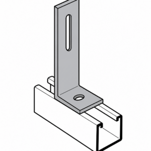 Strut Galvanized Hole Long Slot Adjustment Angle 1-5/8