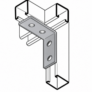 Strut Galvanized 4-Holes Corners (3-3/4 x 3-7/8)