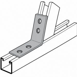 Galvanized 4- Hole Open 60 Degree Angle