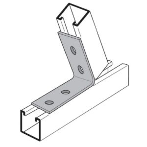 Galvanized 4- Hole Closed 60 Degree Angle