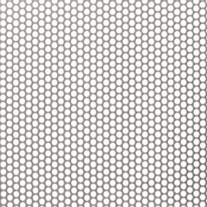 Stainless Steel 304 Perforated Sheet - 16GA- 1/8" holes on 3/16"