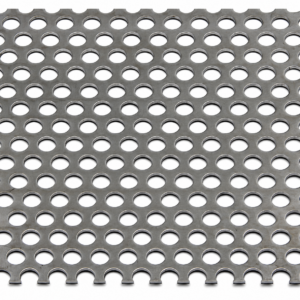 Stainless Steel 304 Perforated Sheet - 20GA- 1/8" holes on 3/16"
