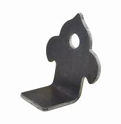 Steel 90 Deg. Weld Tab ( Fleur-de-lis) 2-3/8 x 2 x 1