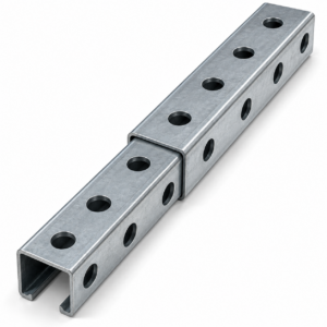 1-7/8 x 1-7/8 x12 Gauge -Telescoping Strut with Holes (ONE PIECE ONLY) - 5' Long