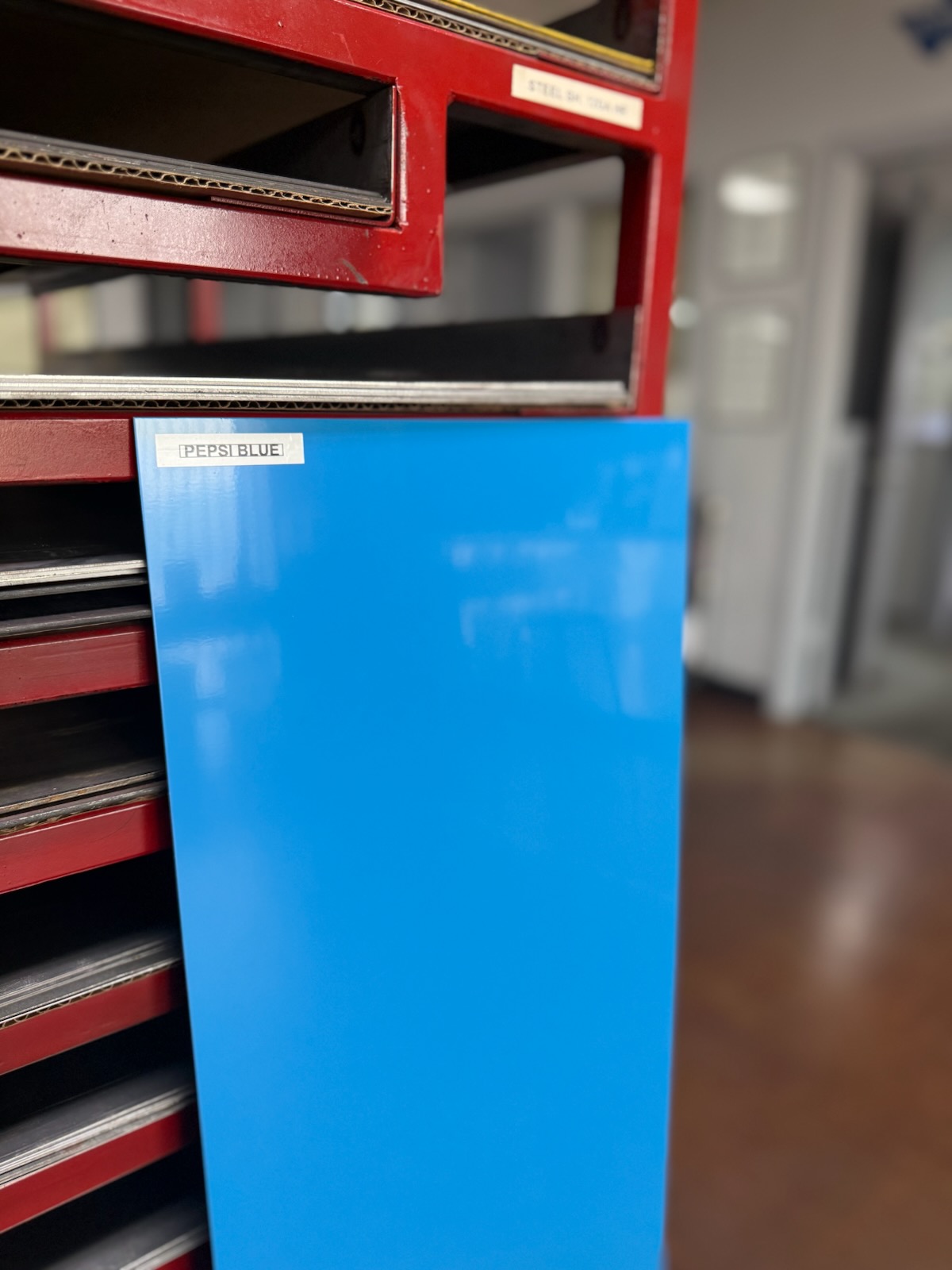 Colored Colored Aluminum Sheet -Pepsi Blue Painted - Metals 4 U Online