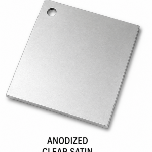 Colored Aluminum Sheet -Clear Satin Anodized