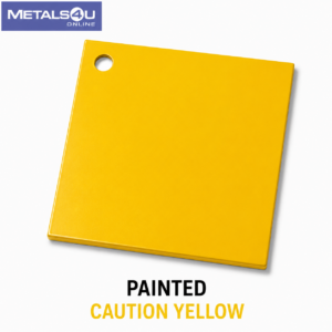 Colored Aluminum Sheet -Caution Yellow Painted