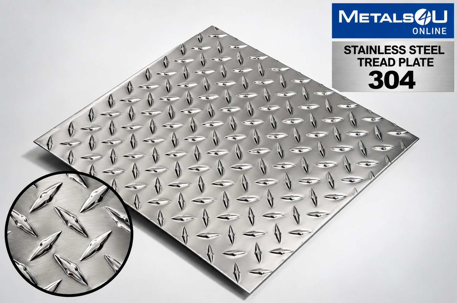 Stainless Steel Tread Plate T-304